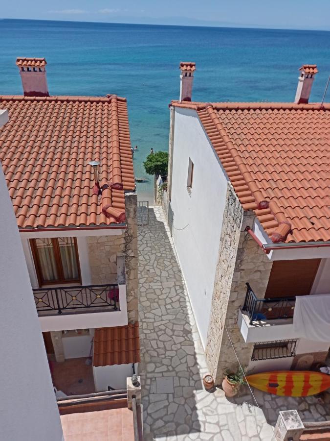 Navy Blue Appartement Nea Skioni Buitenkant foto