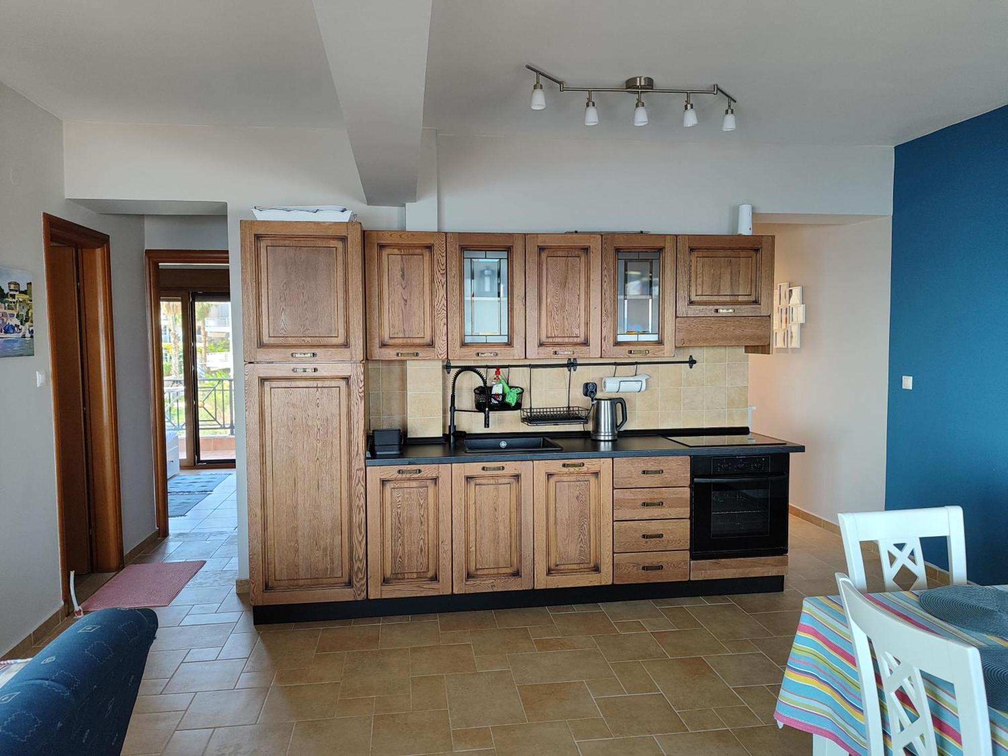 Navy Blue Appartement Nea Skioni Buitenkant foto
