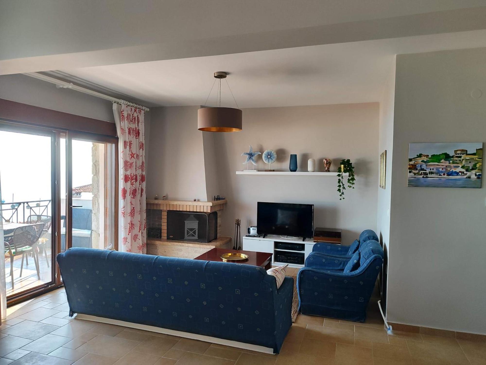 Navy Blue Appartement Nea Skioni Buitenkant foto
