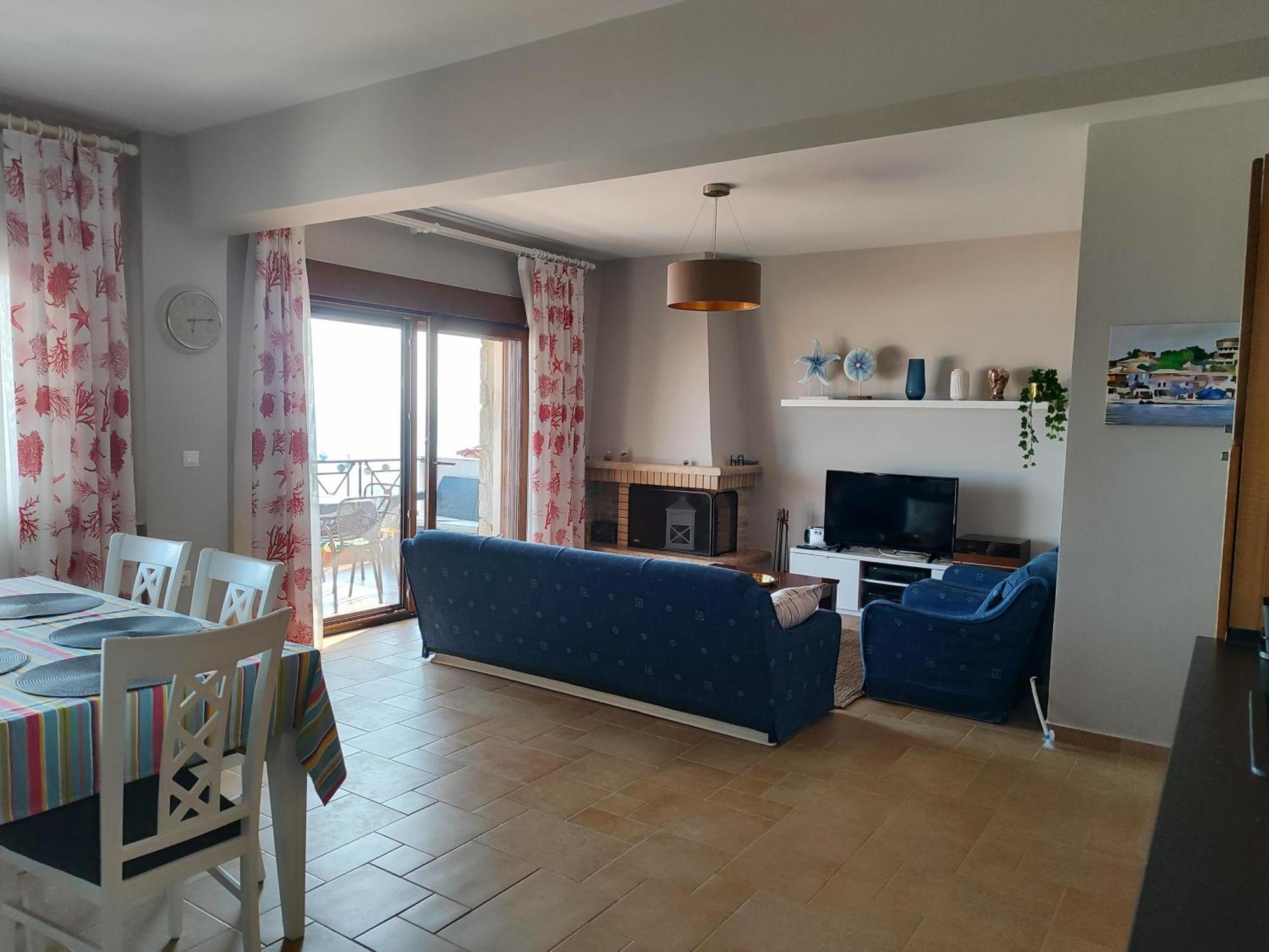 Navy Blue Appartement Nea Skioni Buitenkant foto