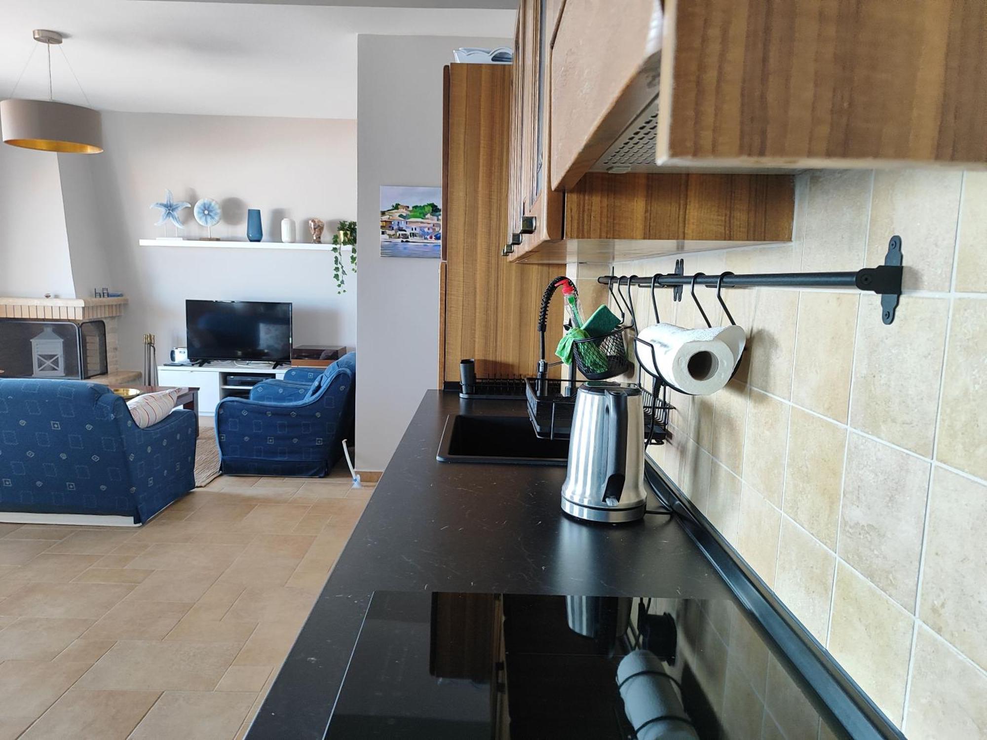 Navy Blue Appartement Nea Skioni Buitenkant foto