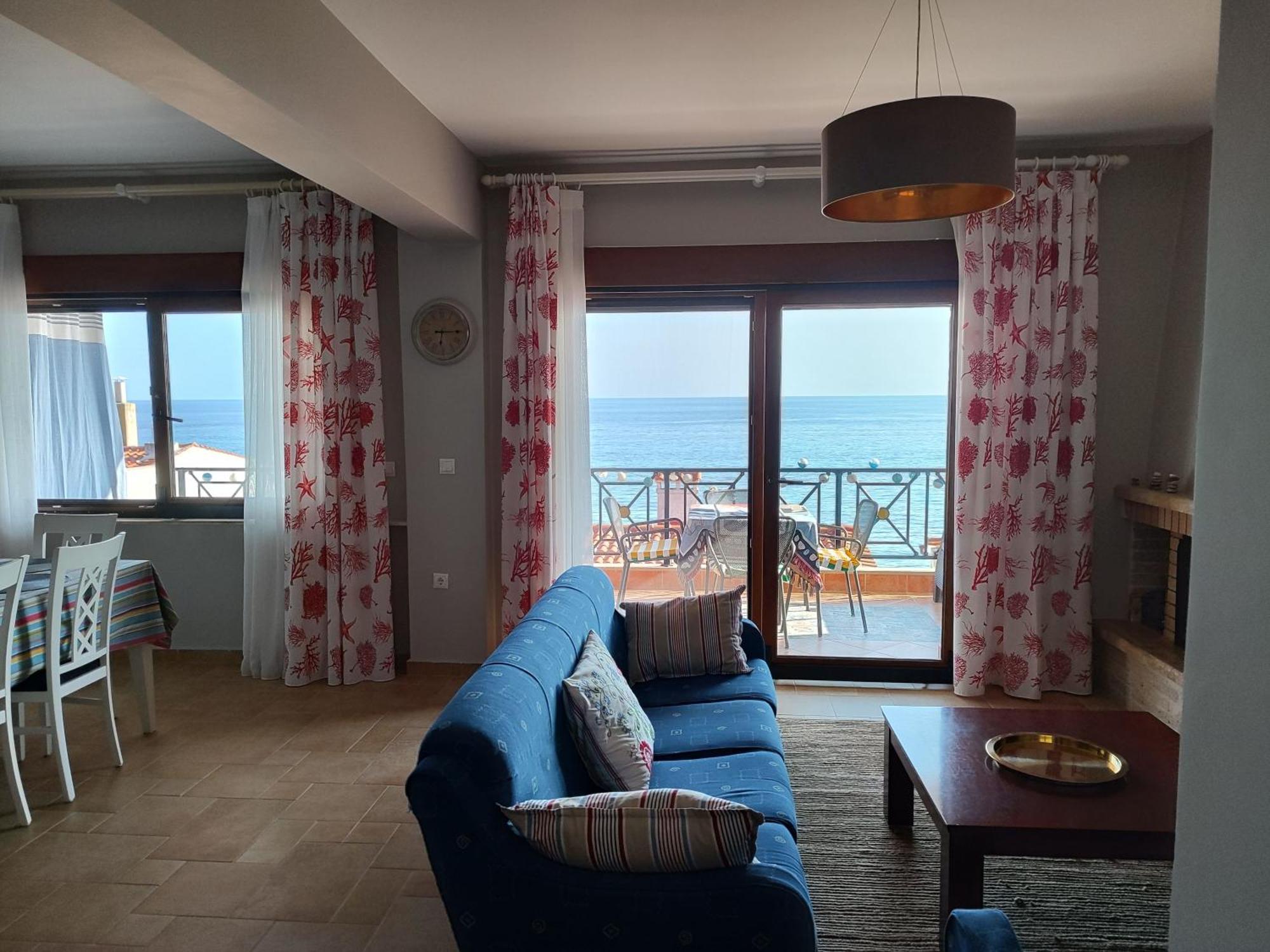 Navy Blue Appartement Nea Skioni Buitenkant foto