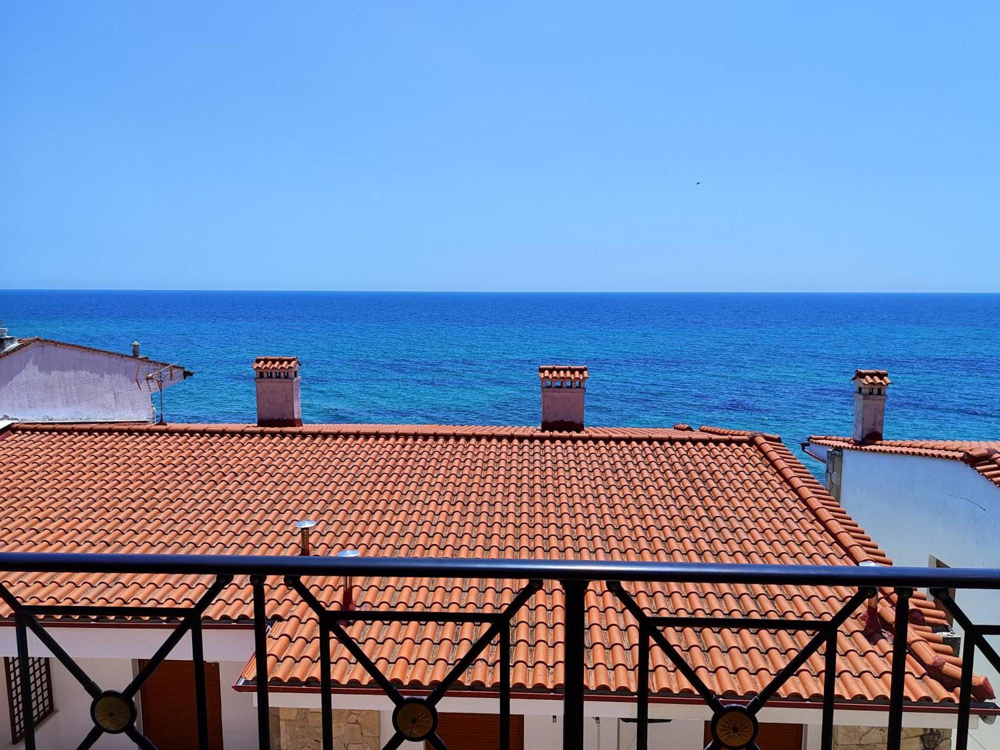 Navy Blue Appartement Nea Skioni Buitenkant foto